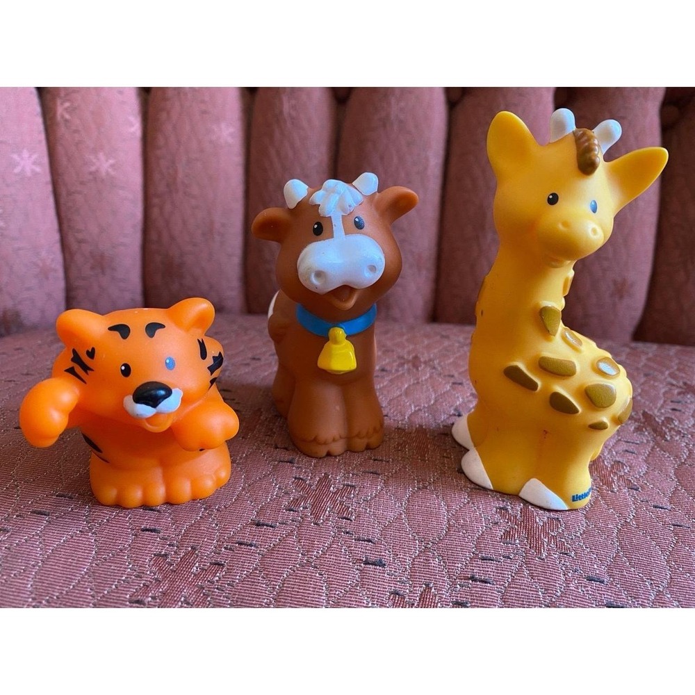 Fisher Price Little People Zoo Animals Plastic Toys 3 Lot s72